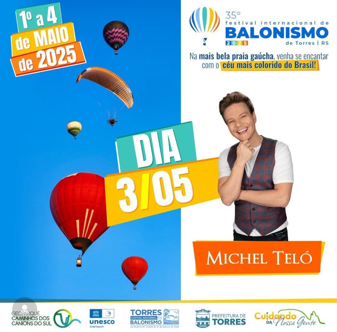Kitnet S2 Em Torres-Rs - Na Mais Bela Praia Gaucha - Cozinha - Banheiro - Ar Condicionado - Tv Smart 32' - Wi-Fi - Estacionamento - Anfitria Superhost No Bnb Екстериор снимка